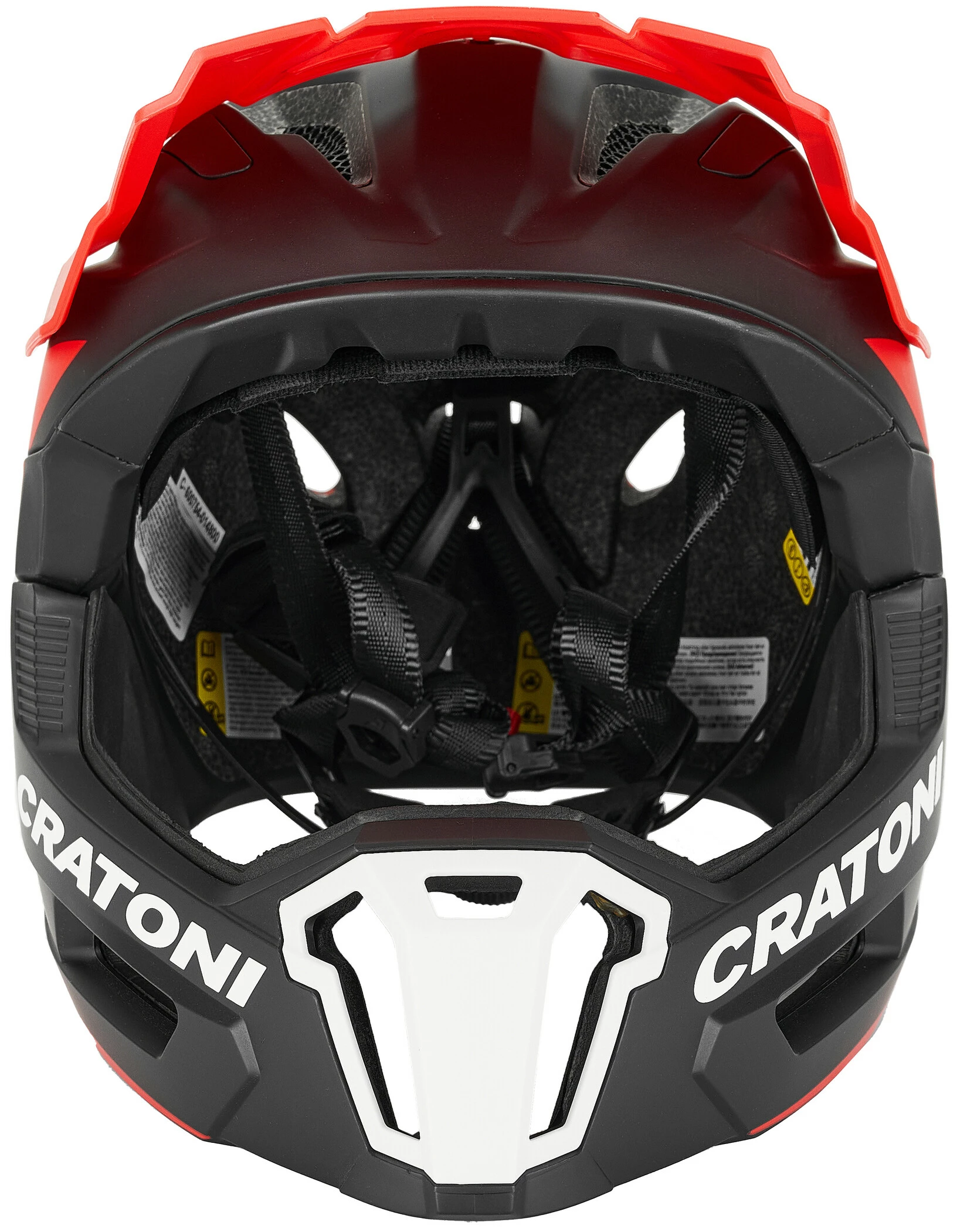 Cratoni C-Maniac 2.0 MX MTB Hjelm, Sort/rød - Billede 2