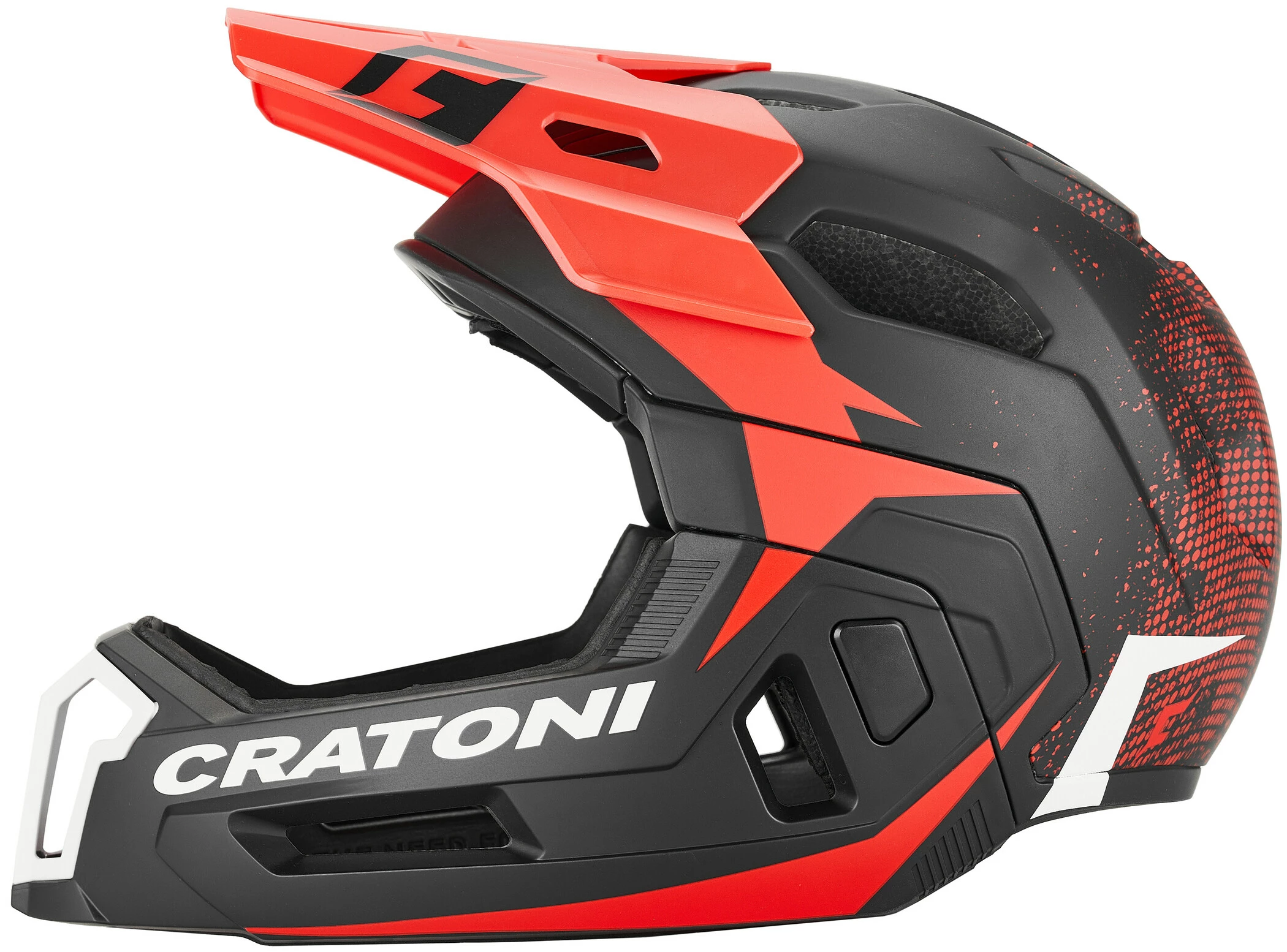 Cratoni C-Maniac 2.0 MX MTB Hjelm, Sort/rød - Billede 3