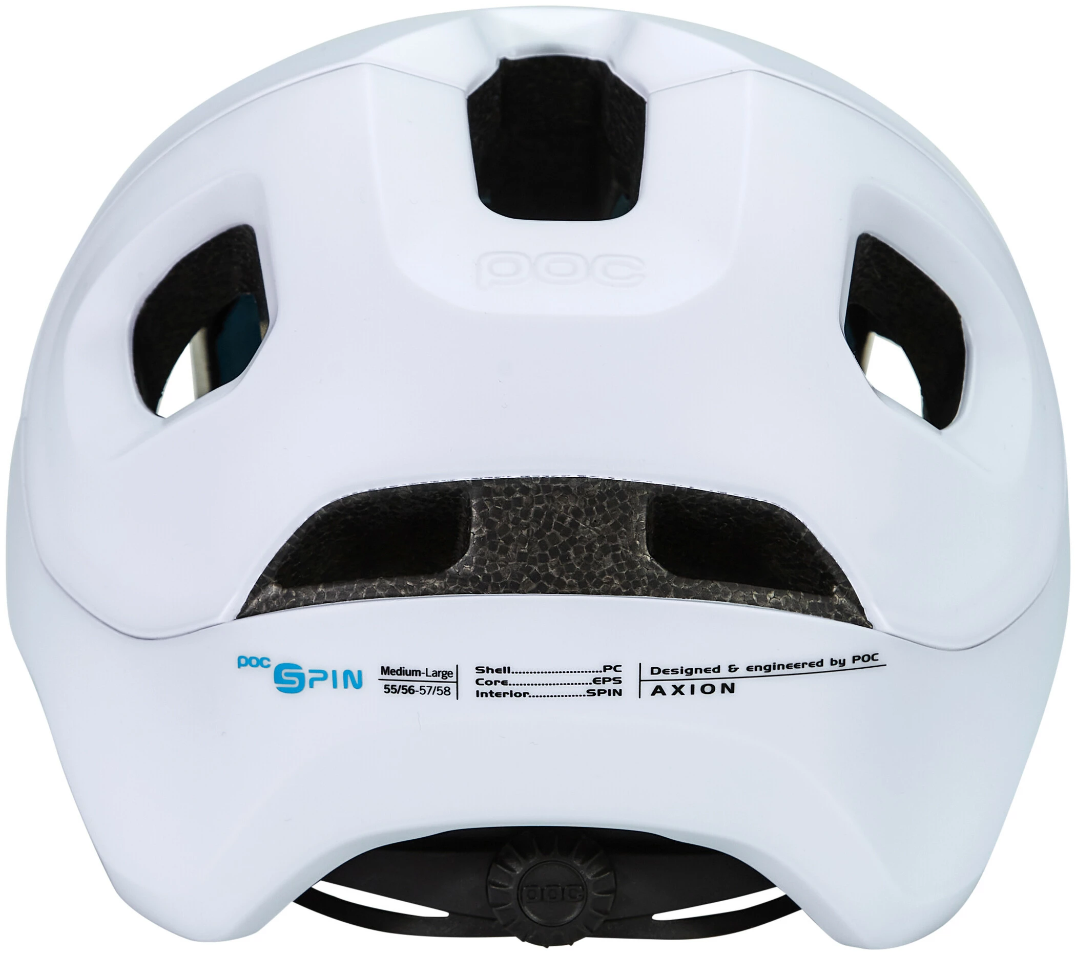 POC Axion Spin Hjelm, Hvid - Billede 5