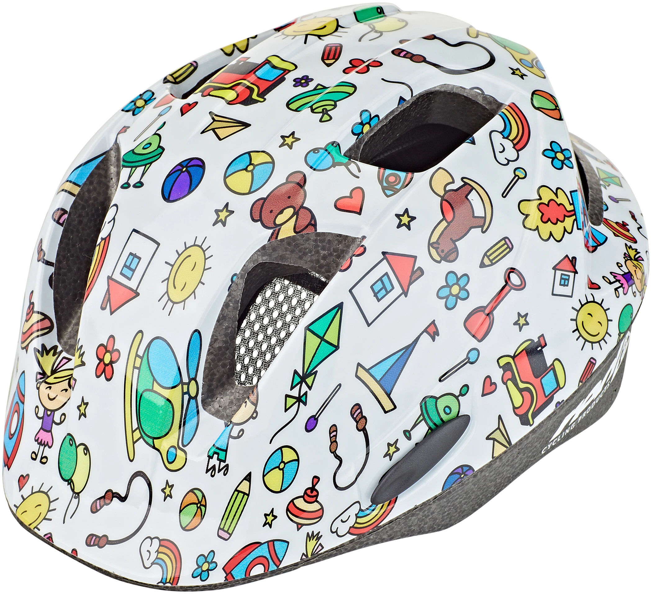 Red Cycling Products Rider Kid Hjelm Børn, Hvid/farverig