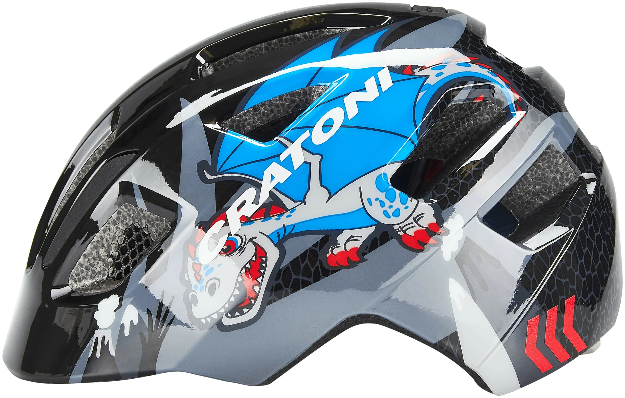 Cratoni Maxster Hjelm Børn, Rød - Billede 3