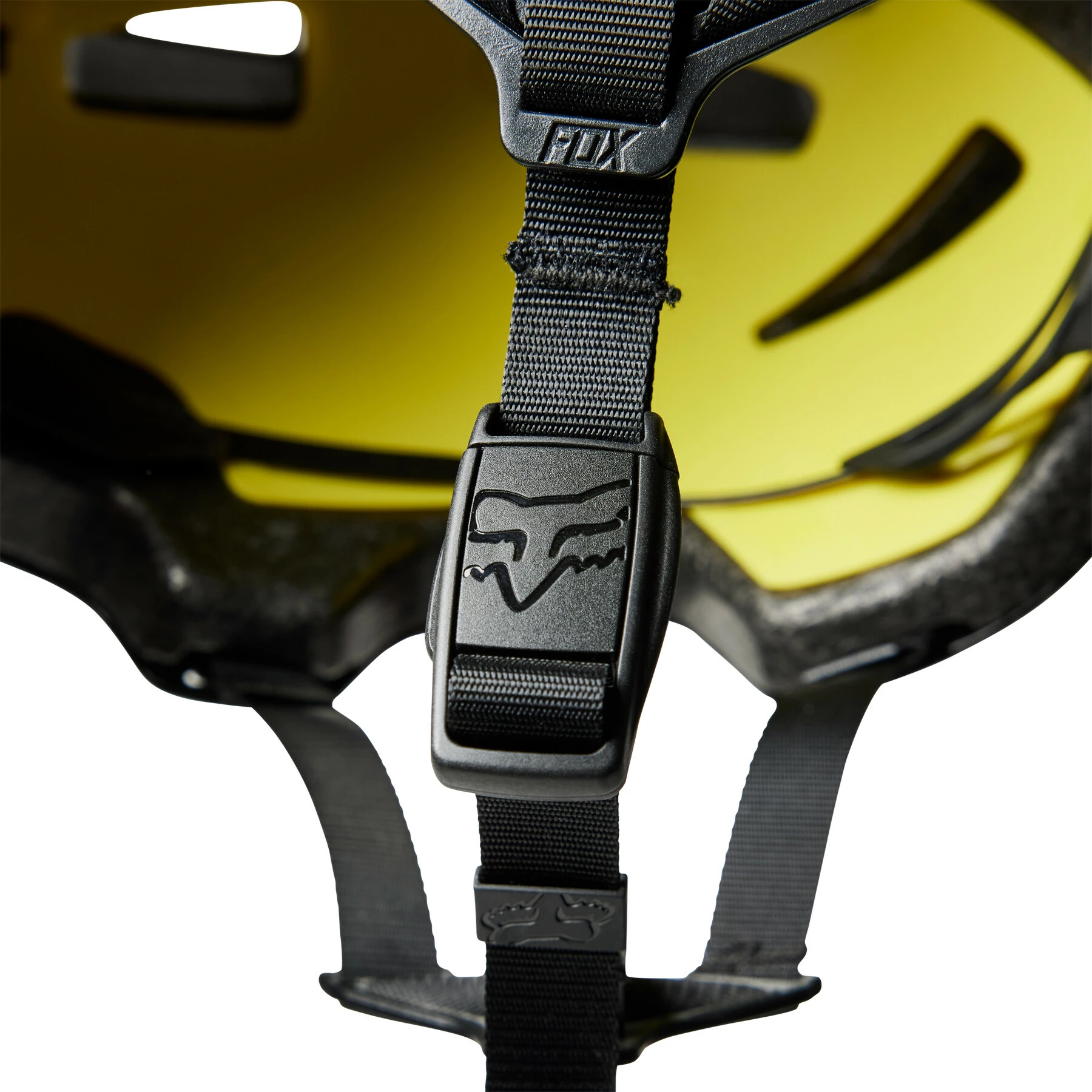 Fox Flight Pro Hjelm Herrer, Sort/gul - Billede 7