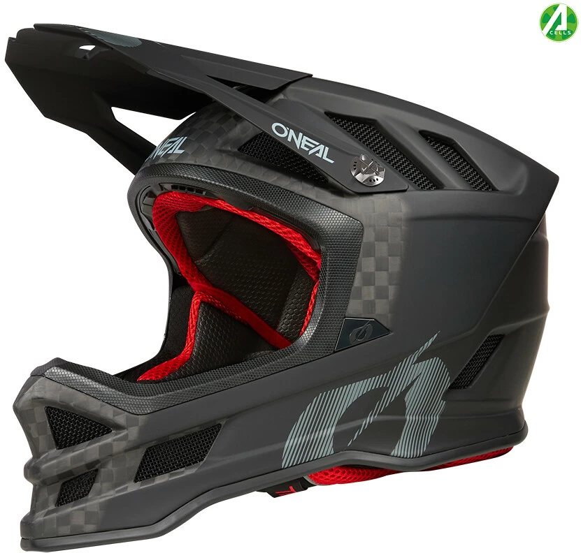 O'Neal O'Neal Blade Carbon IPX Hjelm, Grå/sort - Billede 2