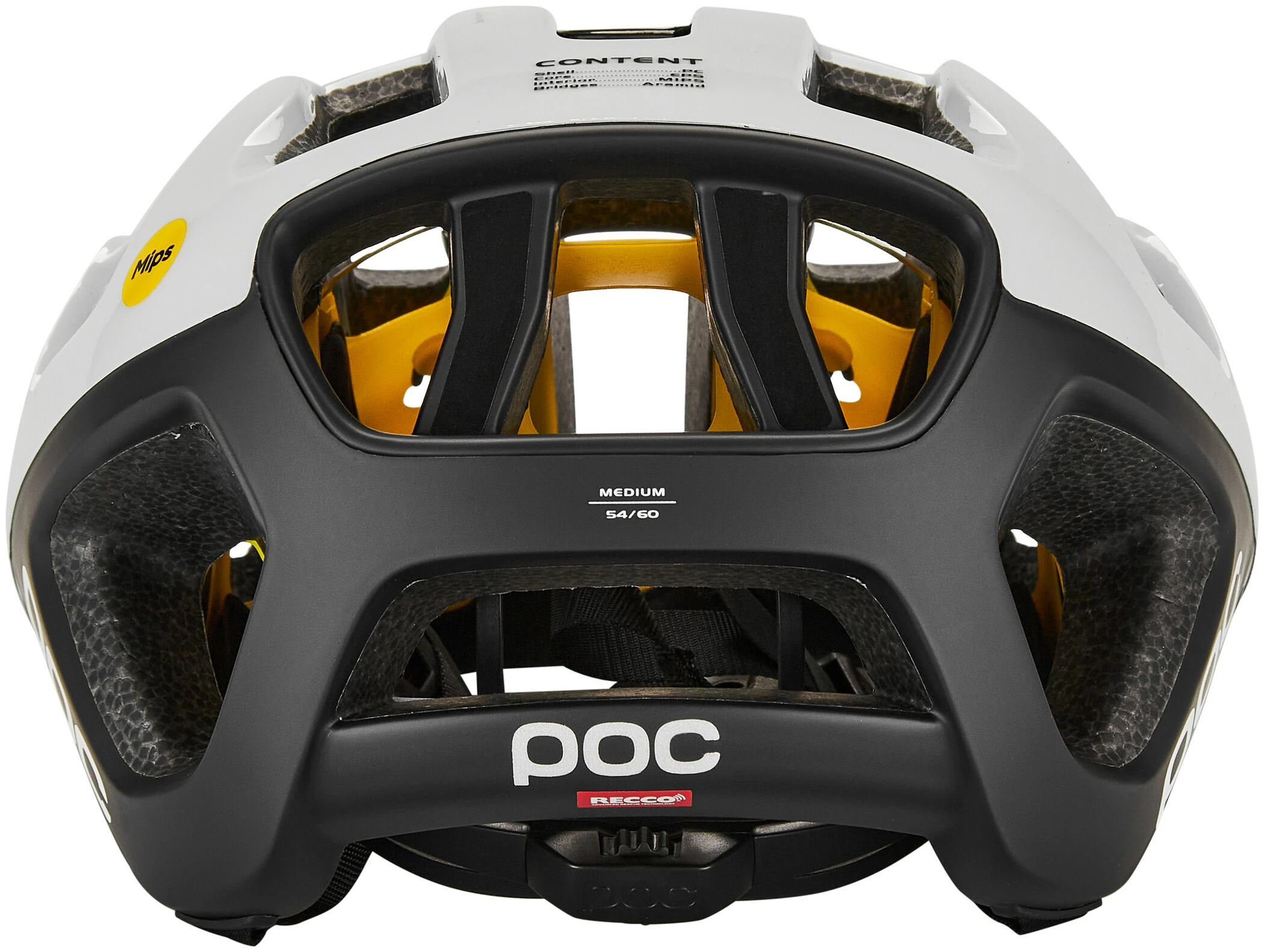 POC Octal X MIPS Hjelm, Hvid/sort - Billede 5