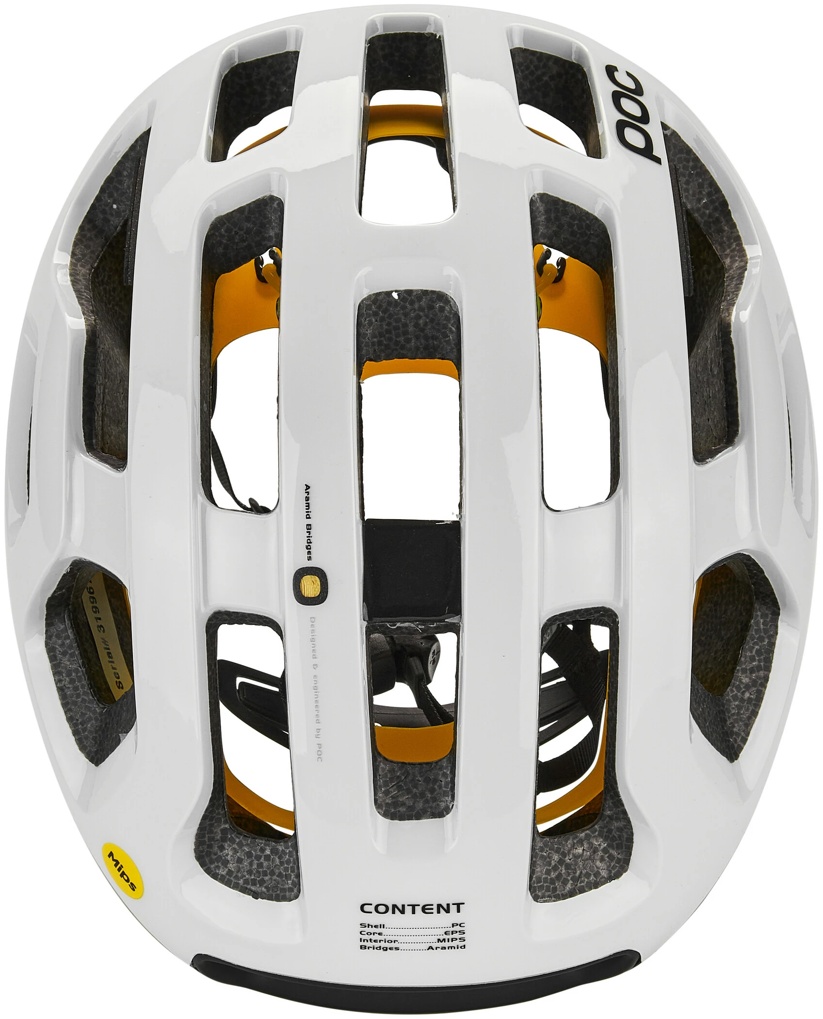 POC Octal X MIPS Hjelm, Hvid/sort - Billede 6