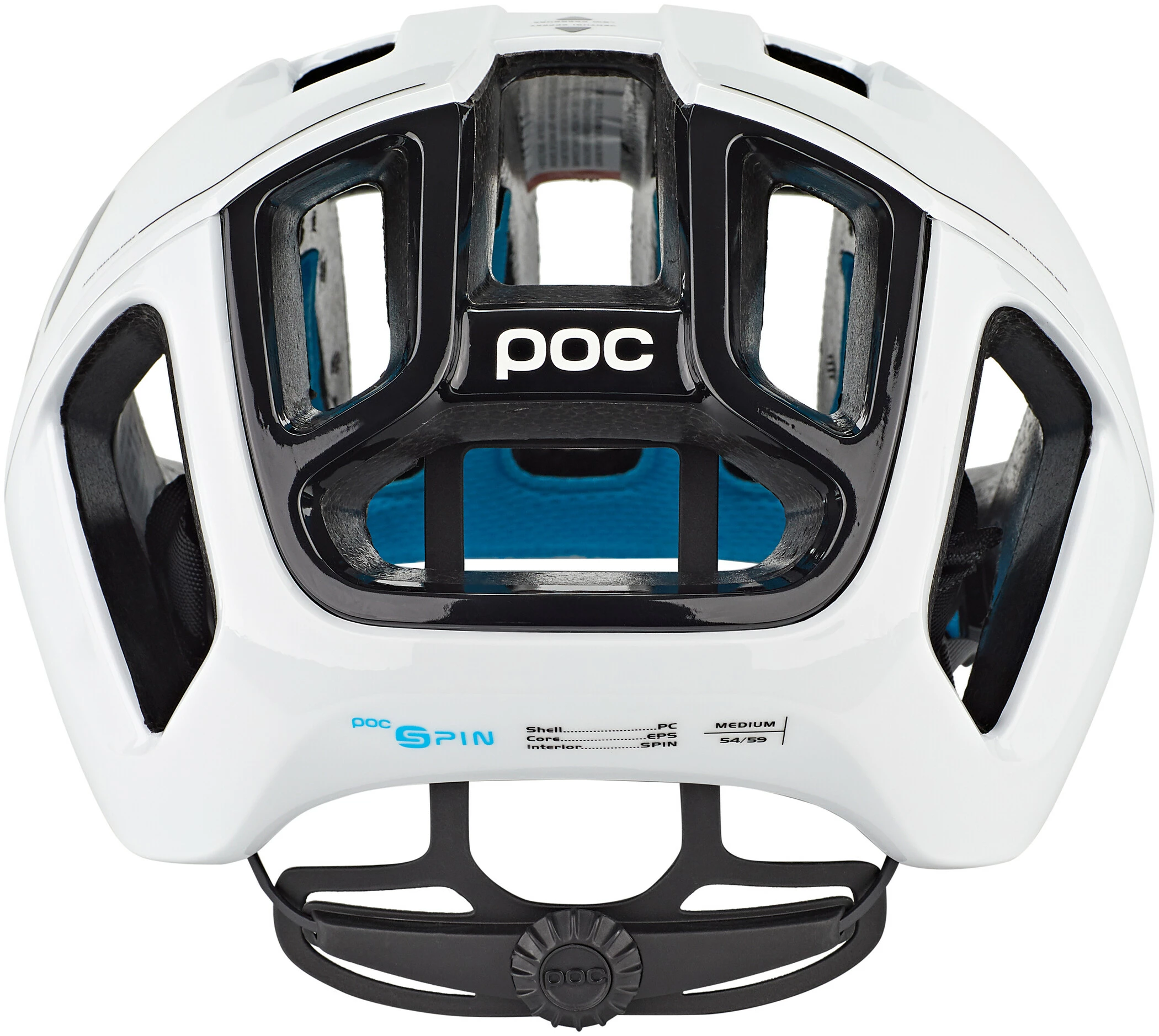 POC Ventral Spin Cykelhjelm, Hvid - Billede 5