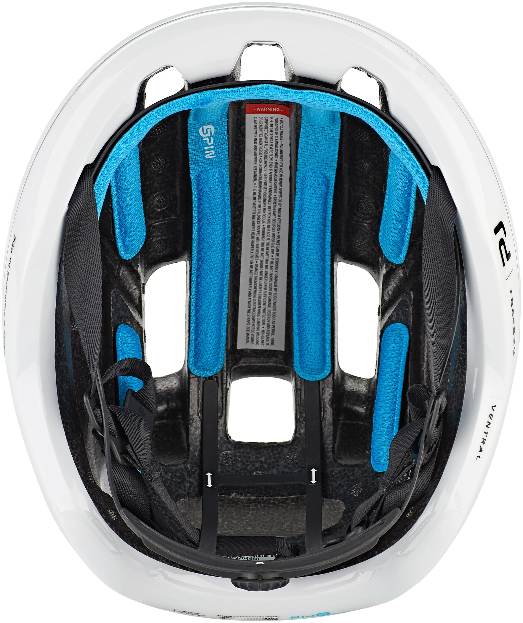 POC Ventral Spin Cykelhjelm, Hvid - Billede 7