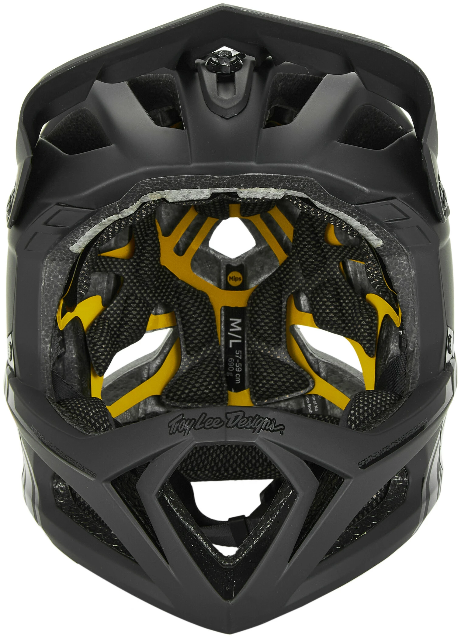 Troy Lee Designs Stage Mips Hjelm, Hvid/sort - Billede 2