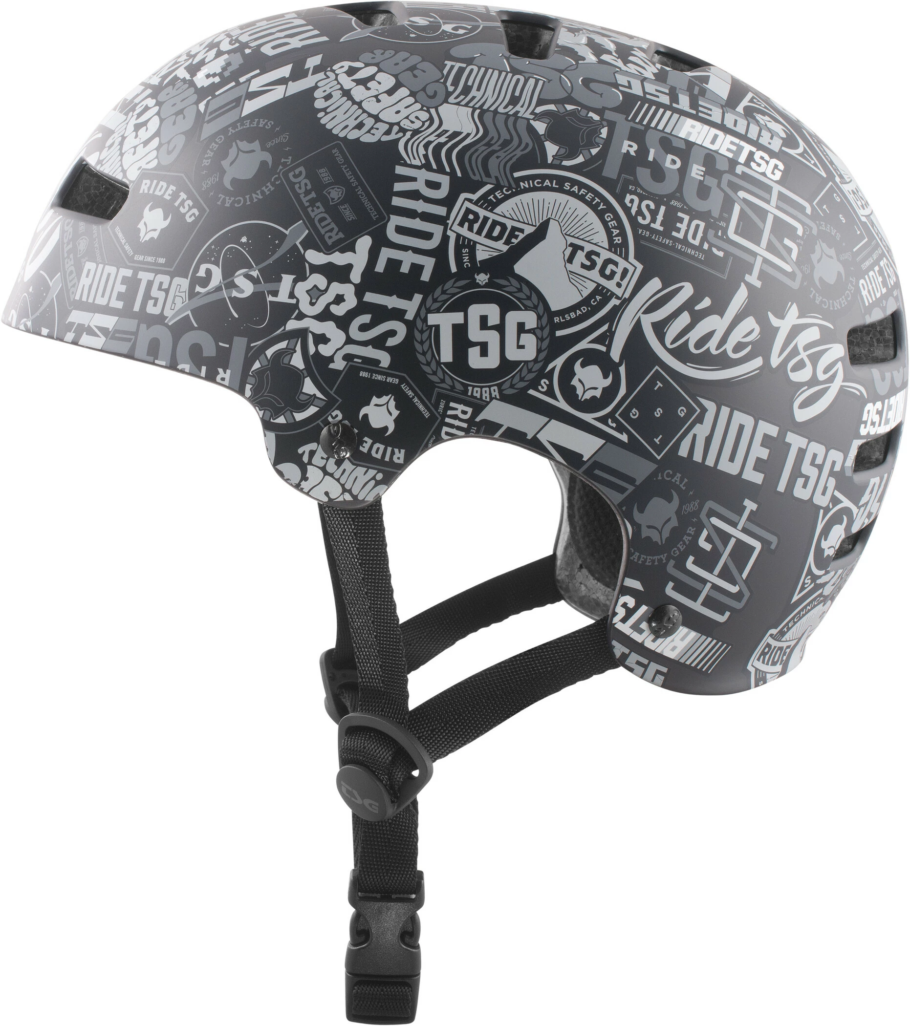 TSG Evolution Graphic Design Cykelhjelm, Oliven/grøn - Billede 3