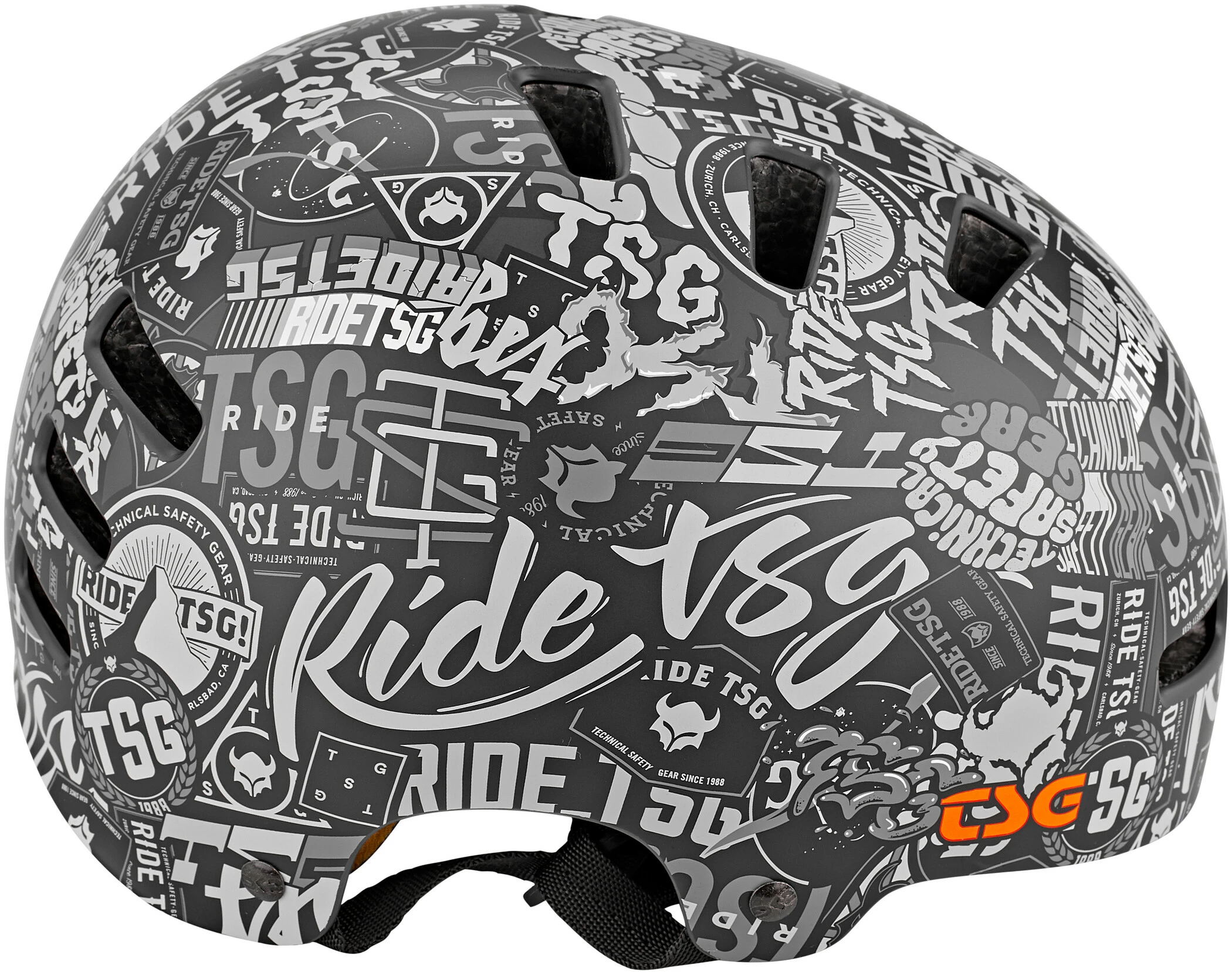 TSG Evolution Graphic Design Cykelhjelm, Oliven/grøn - Billede 8