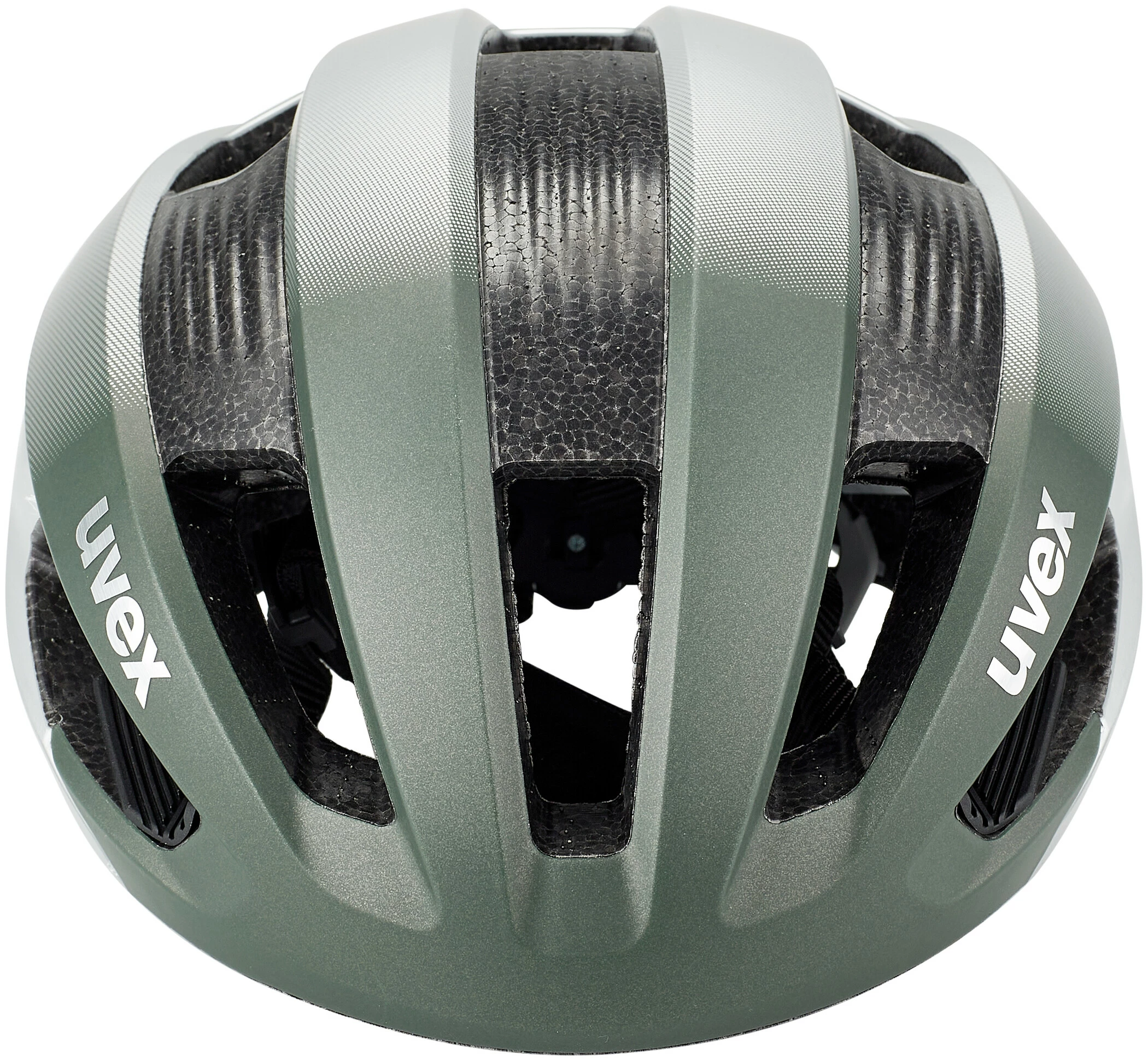 UVEX Rise CC Tocsen Hjelm, Grøn/sølv - Billede 2