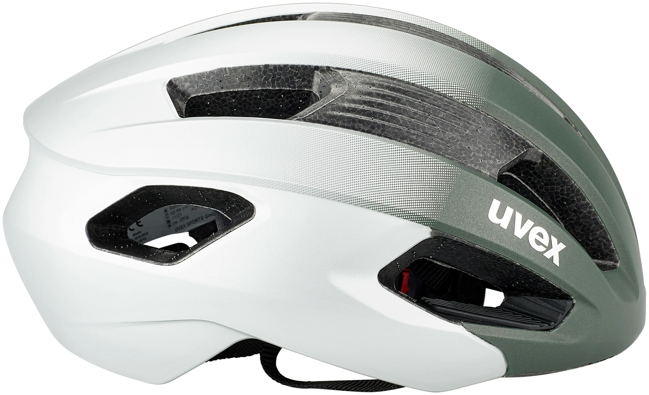 UVEX Rise CC Tocsen Hjelm, Grøn/sølv - Billede 4